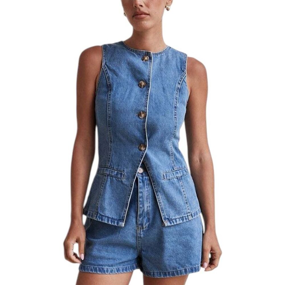 Teodora Womens  2Pc Vest & Short Set